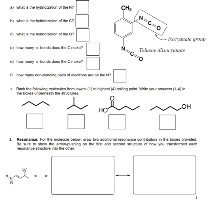 A What Is The Hybridization Of The N Ch3 N C 0 B Chegg Com