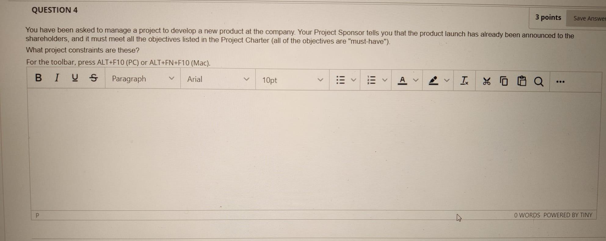 Solved QUESTION 1 3 points Save Answer ABC Company produces | Chegg.com