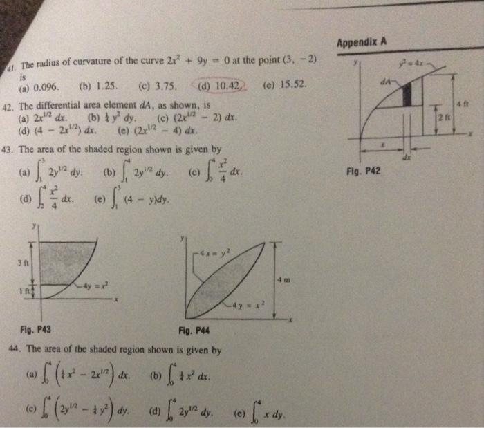 Solved The radius of curvature of the curve 2x^2+9y = 0 at | Chegg.com
