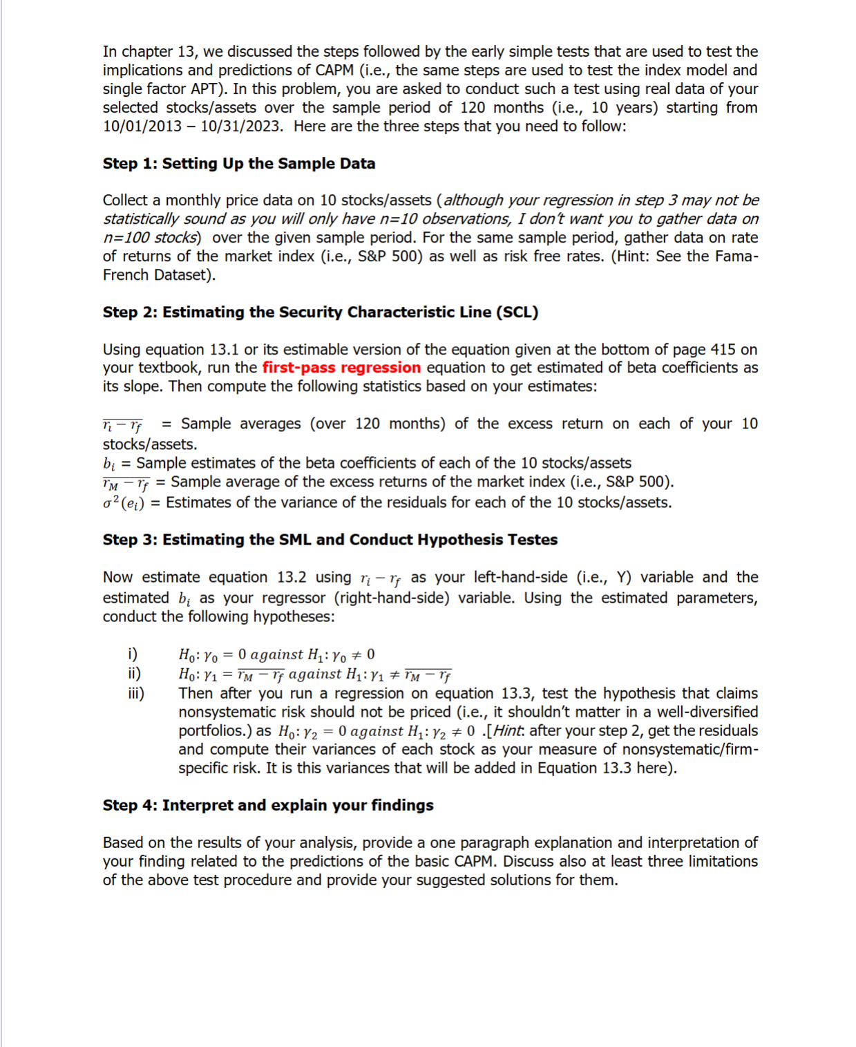 Solved In Chapter 13, We Discussed The Steps Followed By The | Chegg.com