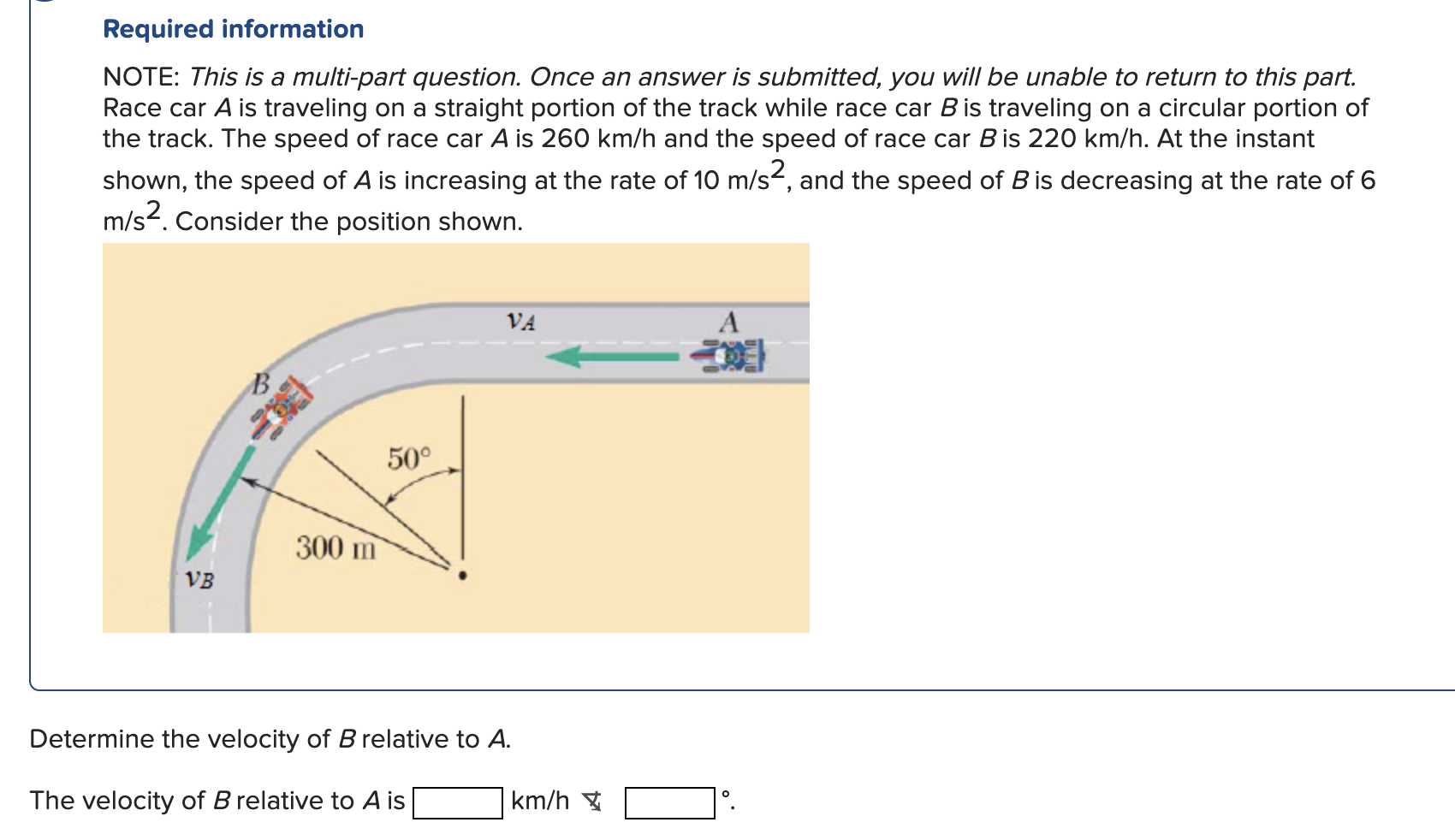 Solved Required information NOTE: This is a multi-part | Chegg.com