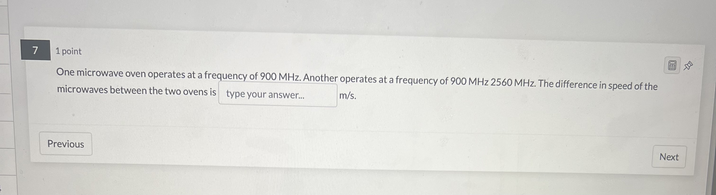 Solved One microwave oven operates at a frequency of 900MHz.