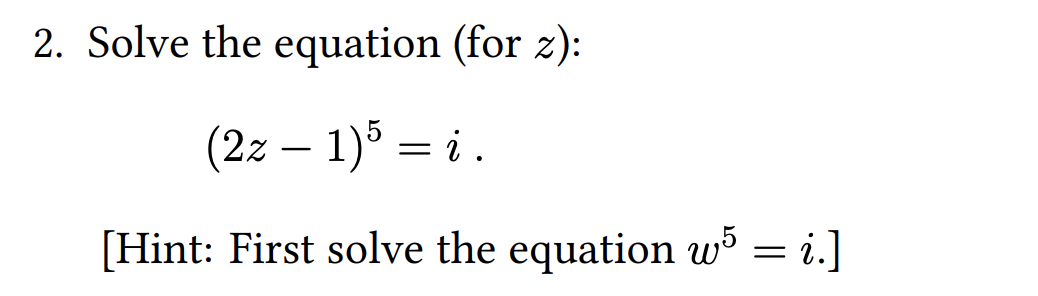 how to solve 1 2 5