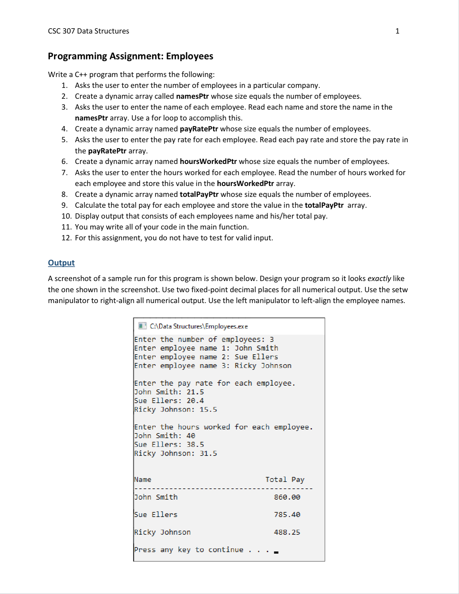 Solved Test Your Program Test Your Program With The User | Chegg.com