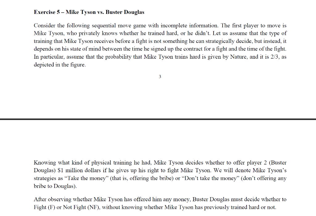 Exercise 5 Mike Tyson Vs Buster Douglas Consider Chegg Com