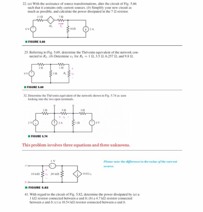 Solved 22.(a) With the assistance of source transformations, | Chegg.com