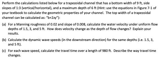 Solved Perform the calculations listed below for a | Chegg.com