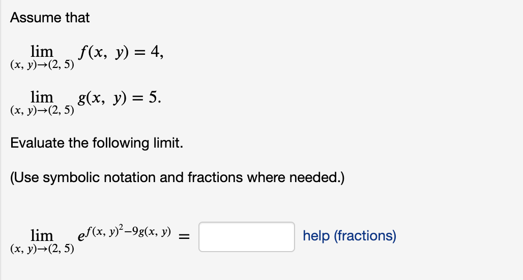 solved-assume-that-lim-f-x-y-4-x-y-2-5-lim-g-x-chegg