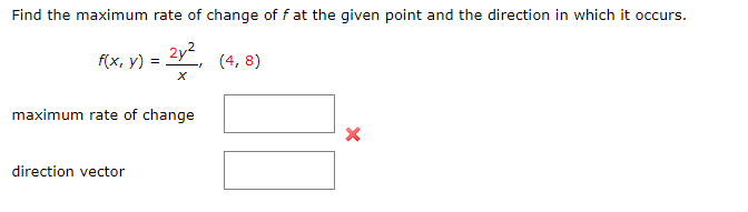 Solved Find the maximum rate of change of f at the given | Chegg.com