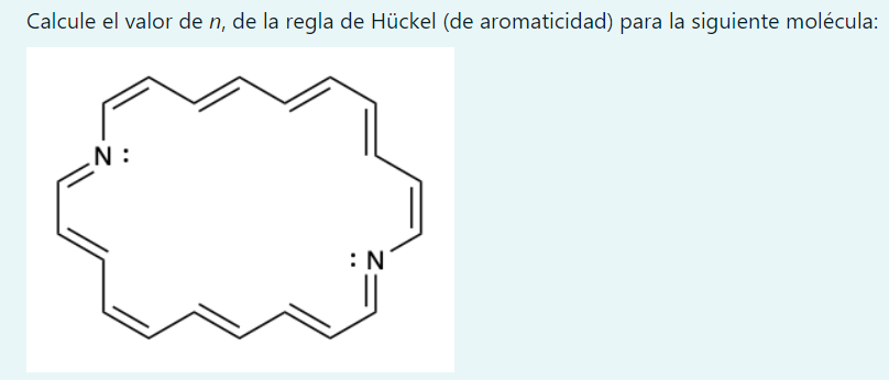 Solved Calculate the value of n, from Hückel's rule (of | Chegg.com
