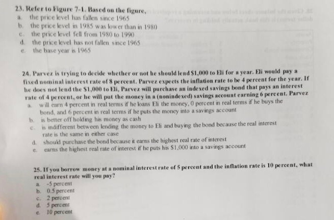Solved 23, Refer to Figure 7-1. Based on the figure, a the | Chegg.com