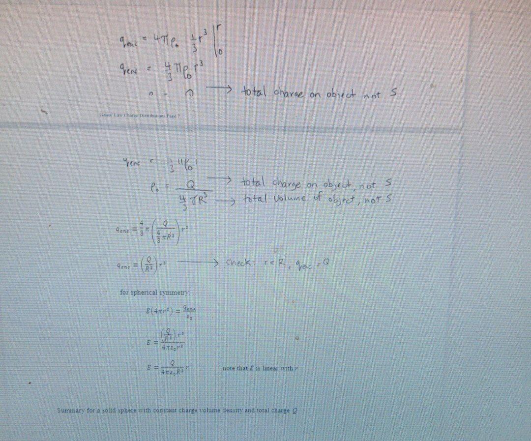 Solved 1. Find the electric field inside (0R) a solid sphere | Chegg.com