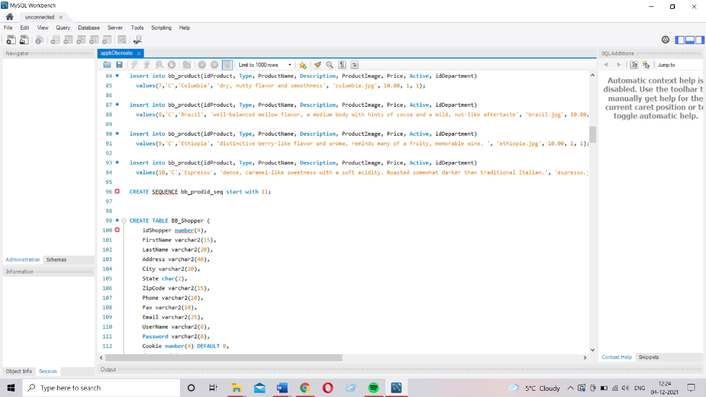 Use SQL Developer and provide screenshot for each | Chegg.com