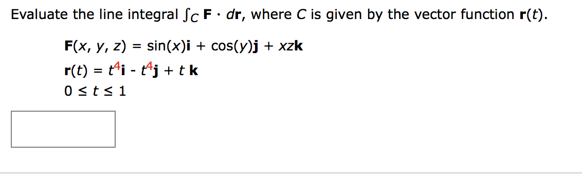 Solved Evaluate the line integral fc F dr, where C is given | Chegg.com