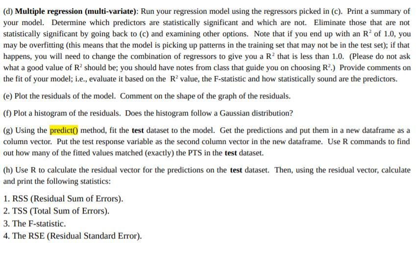 The code to be written in R: (I don't need it to be | Chegg.com