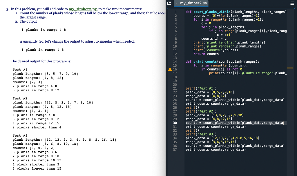 Solved Please use the python code to the right and adjust it | Chegg.com