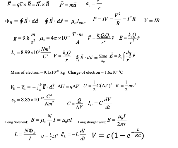 Solved F = Qüx B = TL X B F = Ma =1?R V = IR T.m V2 08 = $ B | Chegg.com