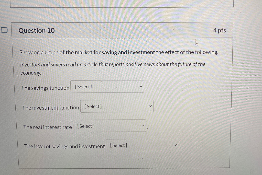 Solved the options for each one are increase, decrease, and | Chegg.com