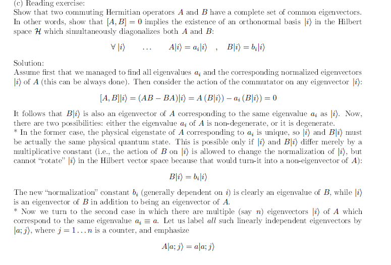 Solved What would it mean for an observable Q to be | Chegg.com