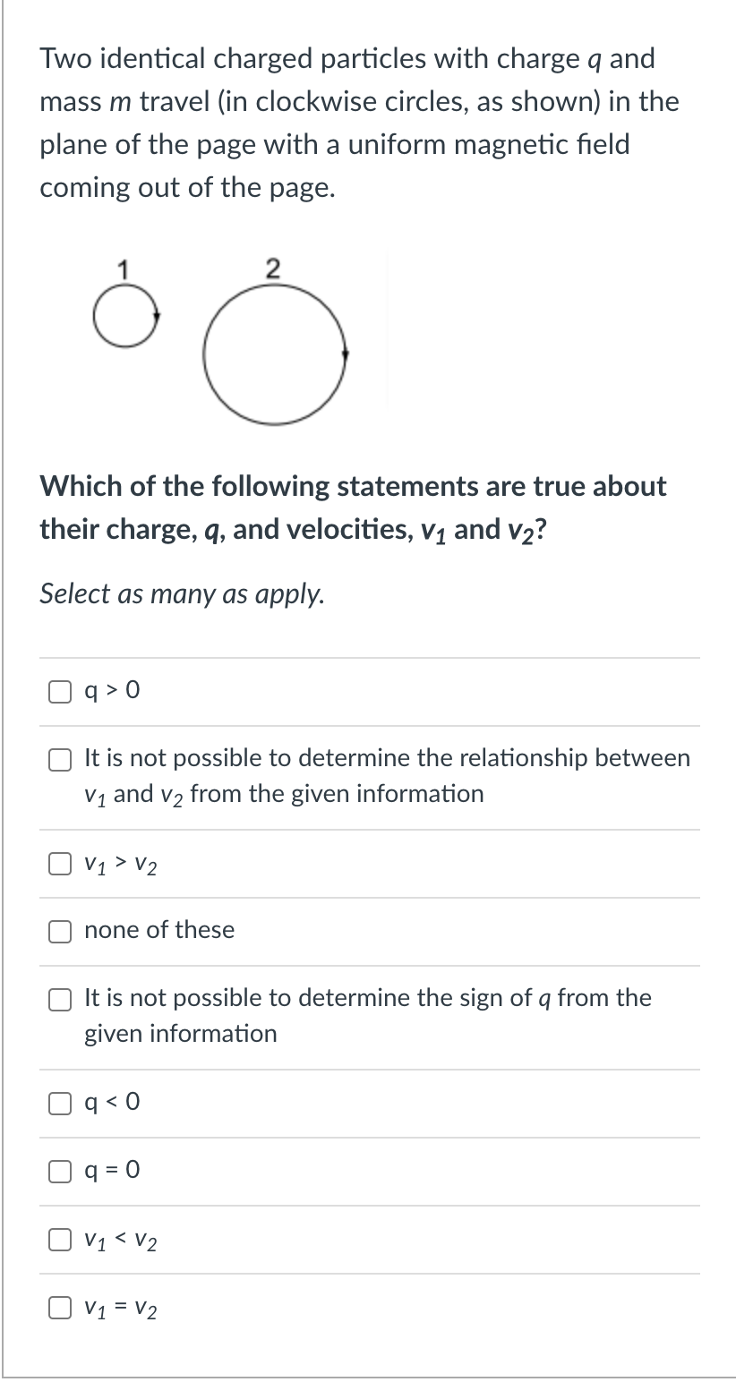 Solved Two Identical Charged Particles With Charge Q And | Chegg.com