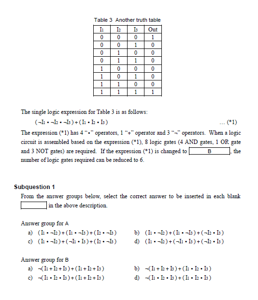 Solved Q2. Read the following description concerning logic | Chegg.com