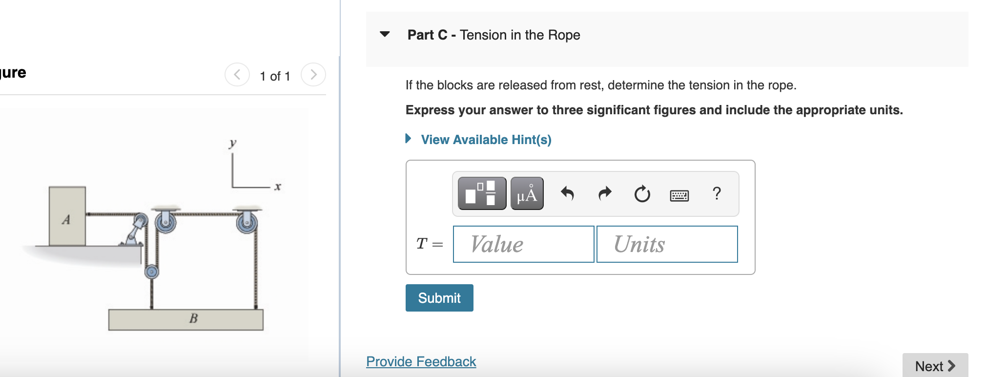 Solved The Blocks A And B Shown Are Initially At Rest And | Chegg.com