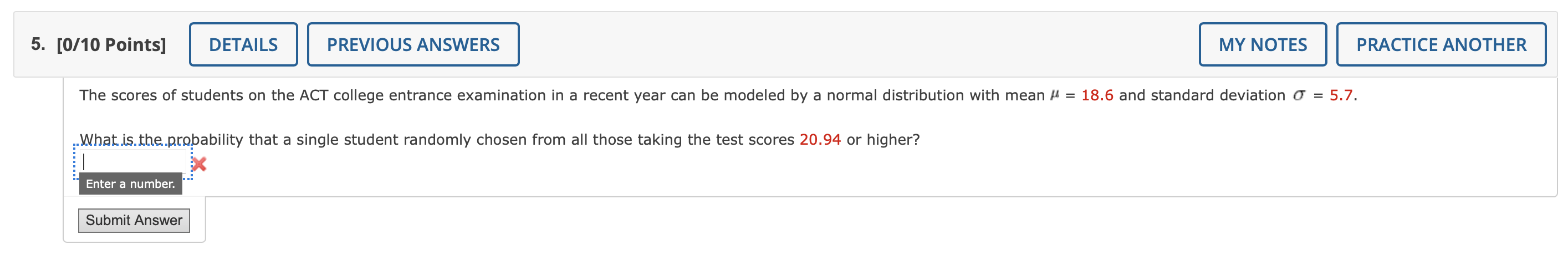 Solved What is.the.probability that a single student | Chegg.com