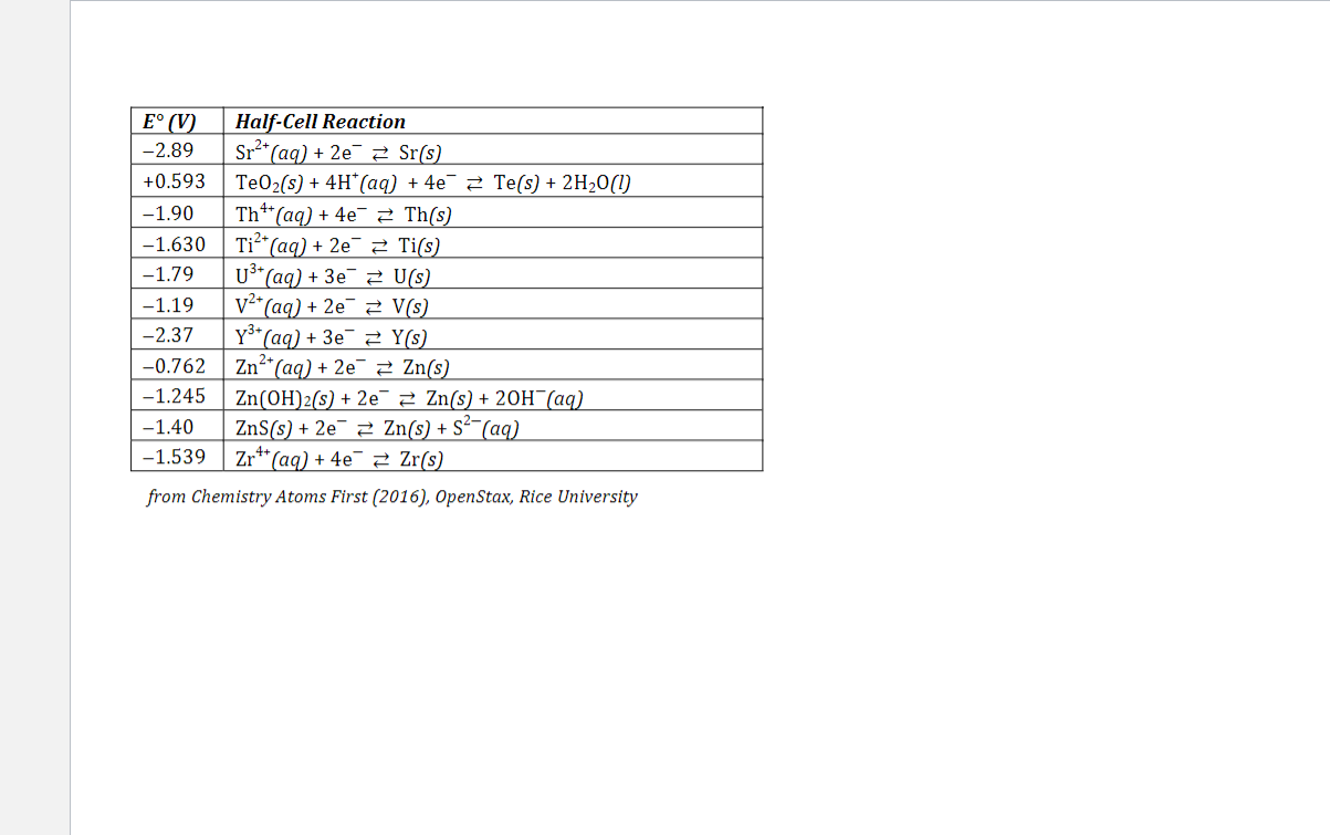 Solved 3. For each reaction described below, calculate both