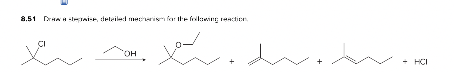 Solved 8.51 ﻿draw a stepwise detailed mechanism for the | Chegg.com