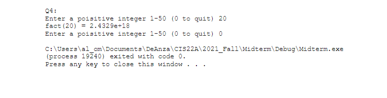 Solved Sample Output: E a 01: print_array_forloop: a[0] = 10 | Chegg.com