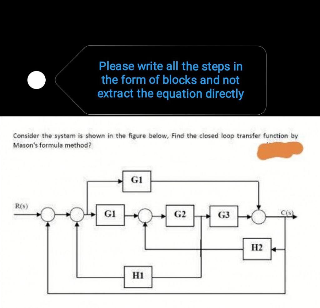 Solved Please write all the steps in the form of blocks and | Chegg.com