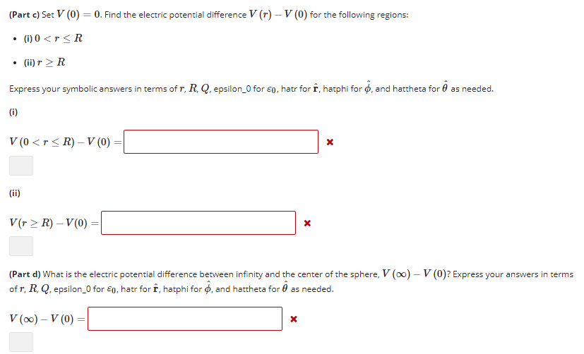 Solved Sphere With Non Uniform Charge Distribution O Poin Chegg Com