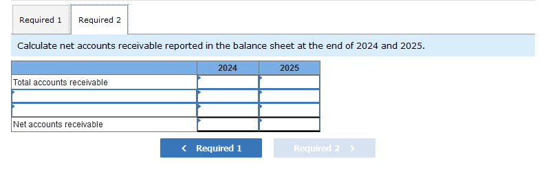 Solved Calculate Net Accounts Receivable Reported In The Chegg Com   PhpuSHBGz