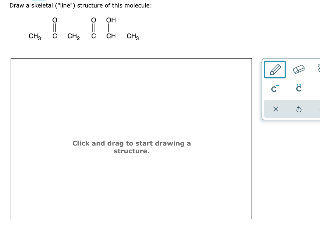 Solved Draw A Skeletal ("line") Structure Of This Molecule: | Chegg.com