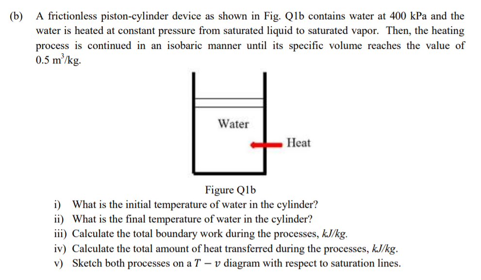 Solved A frictionless pistoncylinder device as shown in