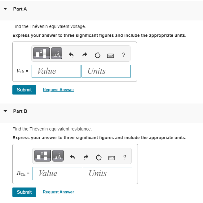 Solved Find The Thévenin Equivalent With Respect To The | Chegg.com