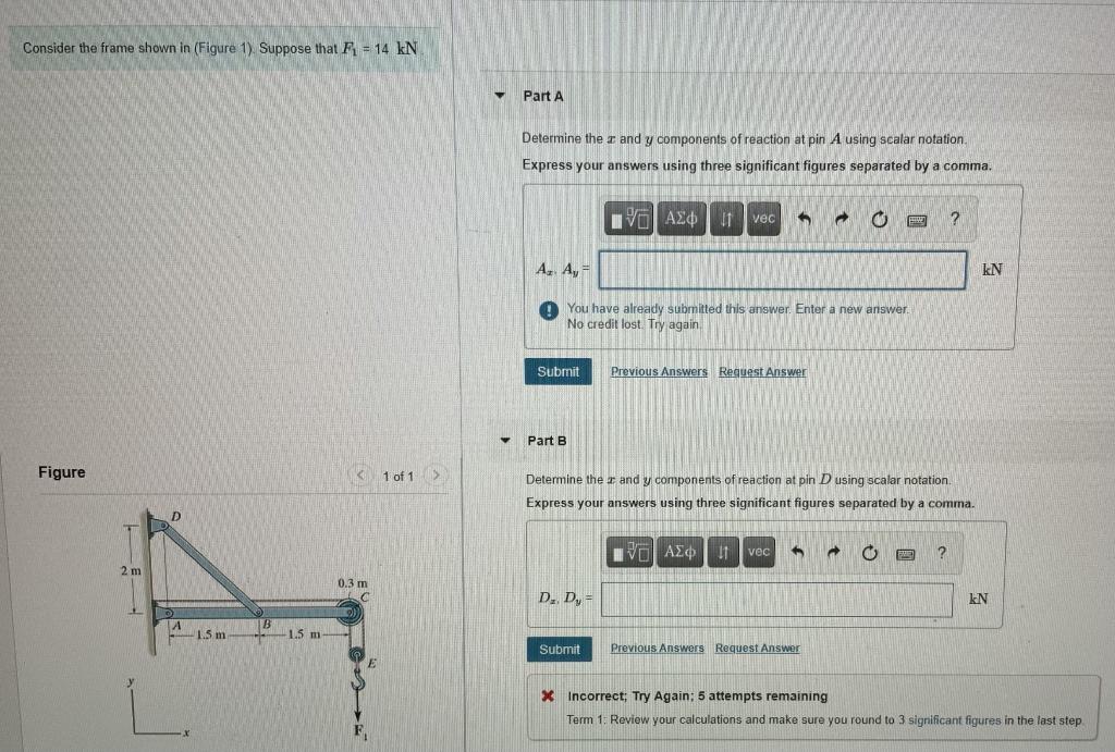 Solved Consider the frame shown in (Figure 1). Suppose that