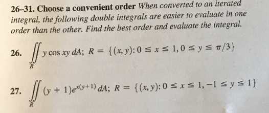Solved 26-31. Choose a convenient order When converted to an | Chegg.com