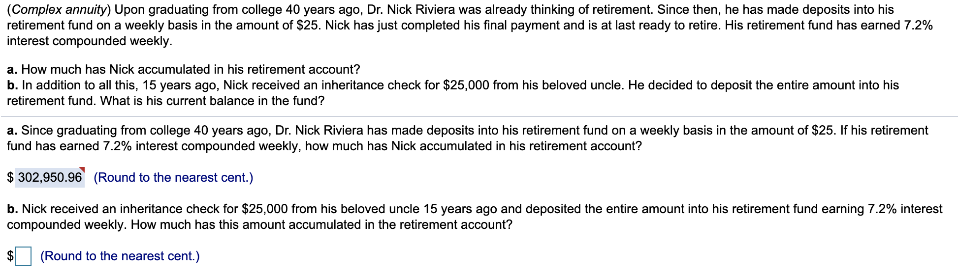 Solved annuity) Upon graduating from college 40