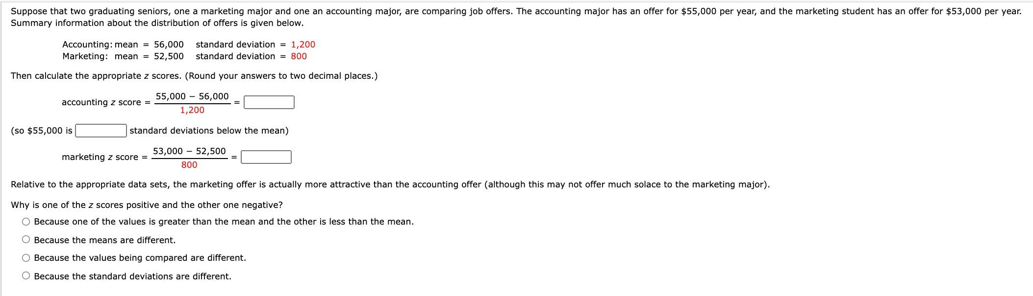 Solved Suppose That Two Graduating Seniors One A Marketing Chegg