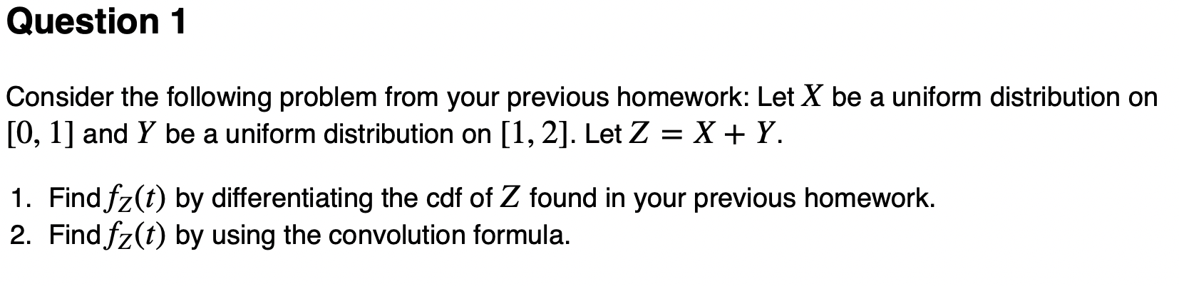 Solved Consider The Following Problem From Your Previous | Chegg.com