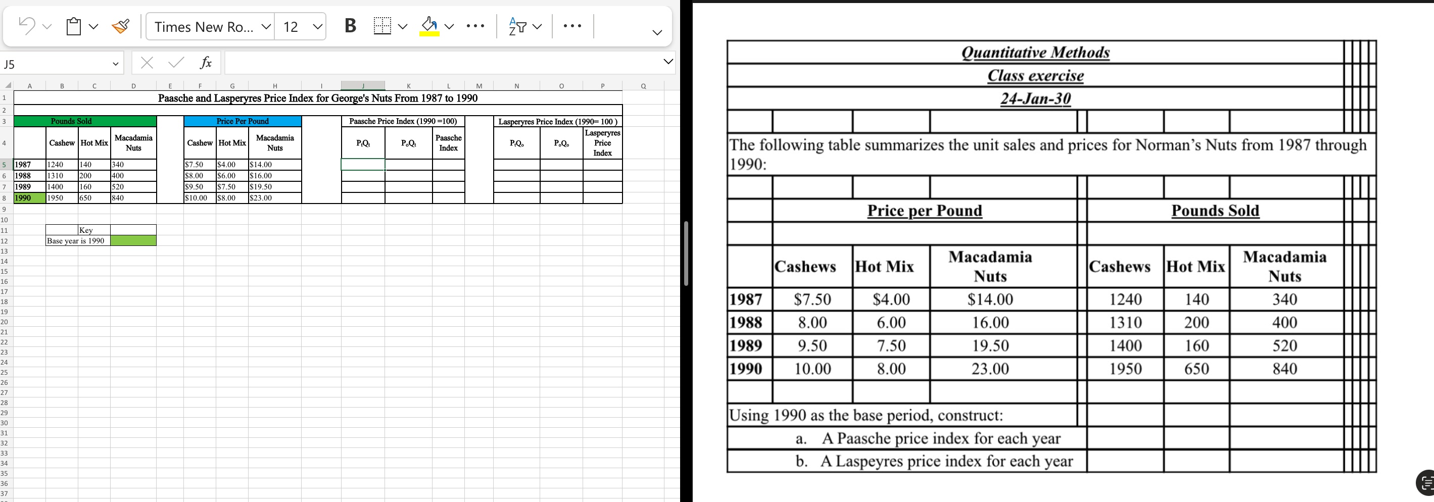Solved Please provide cell references in excell with | Chegg.com