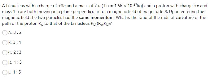 Solved A negatively charged particle (-9) is moving parallel | Chegg.com