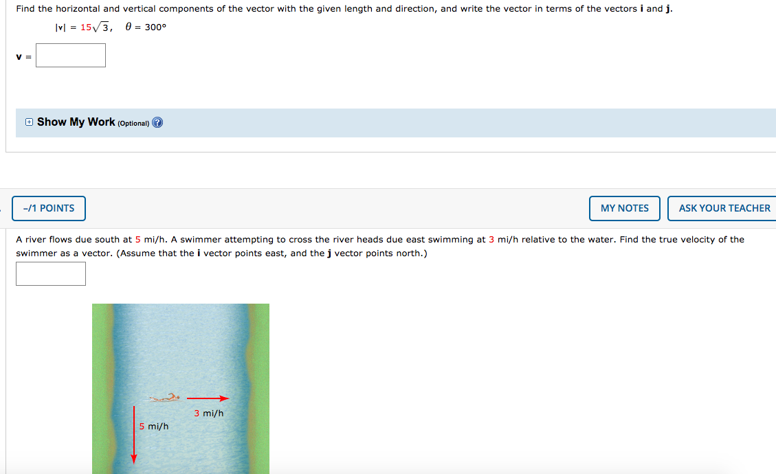 Solved Find the horizontal and vertical components of the | Chegg.com