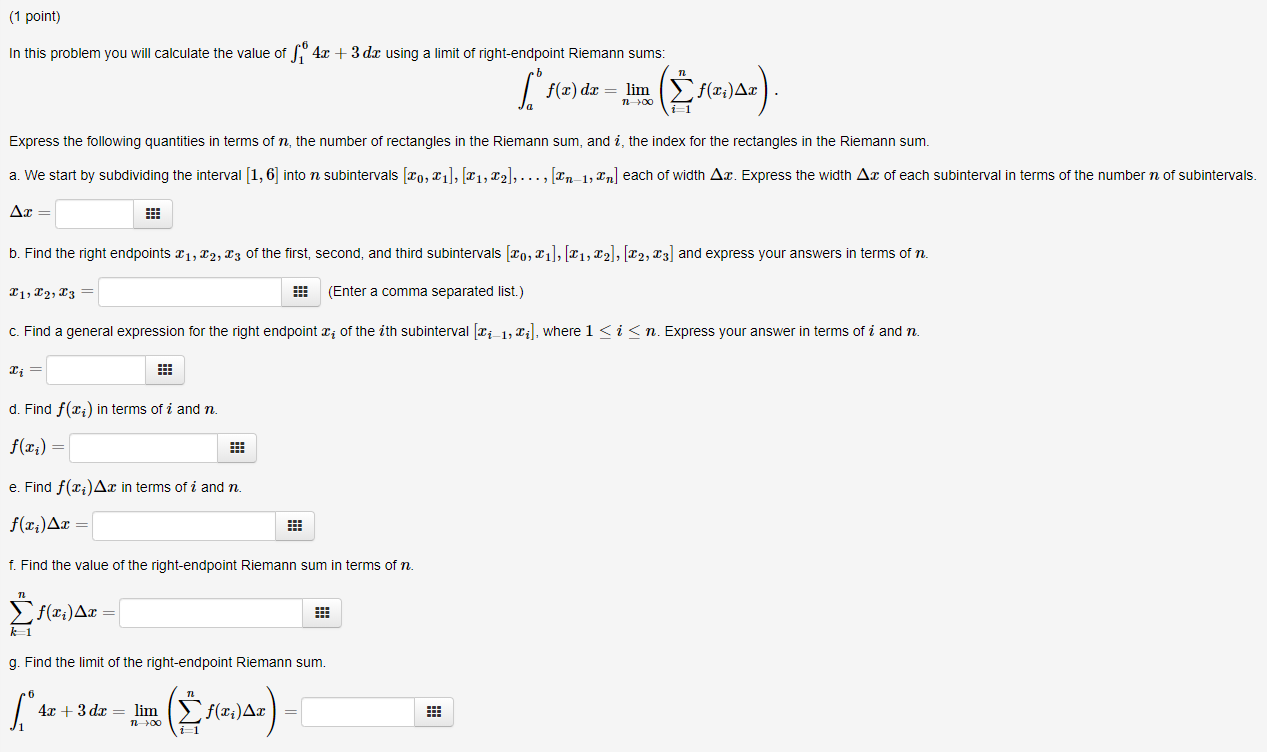 Solved 1 Point In This Problem You Will Calculate The V Chegg Com