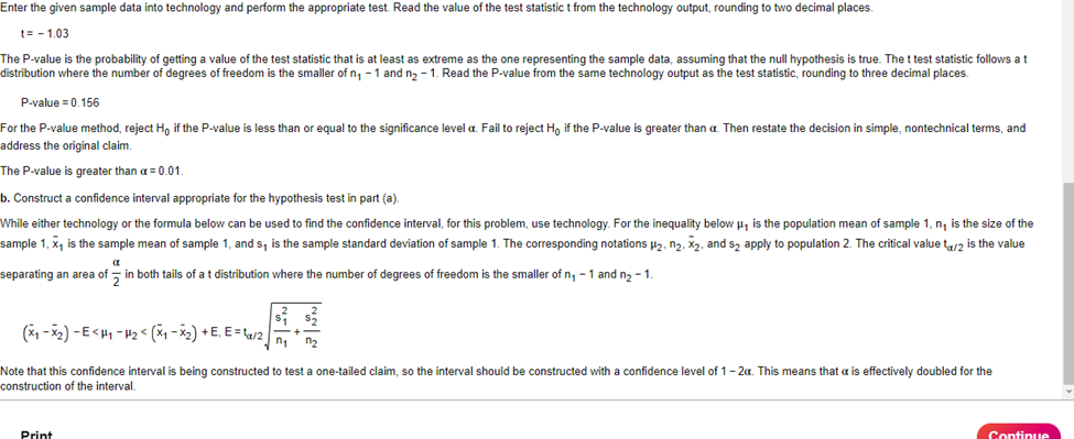 Solved andard deviations are equal. Complete parts (a) and | Chegg.com