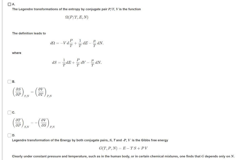 Solved Mark Which Statements Below Are True Using The Chegg Com