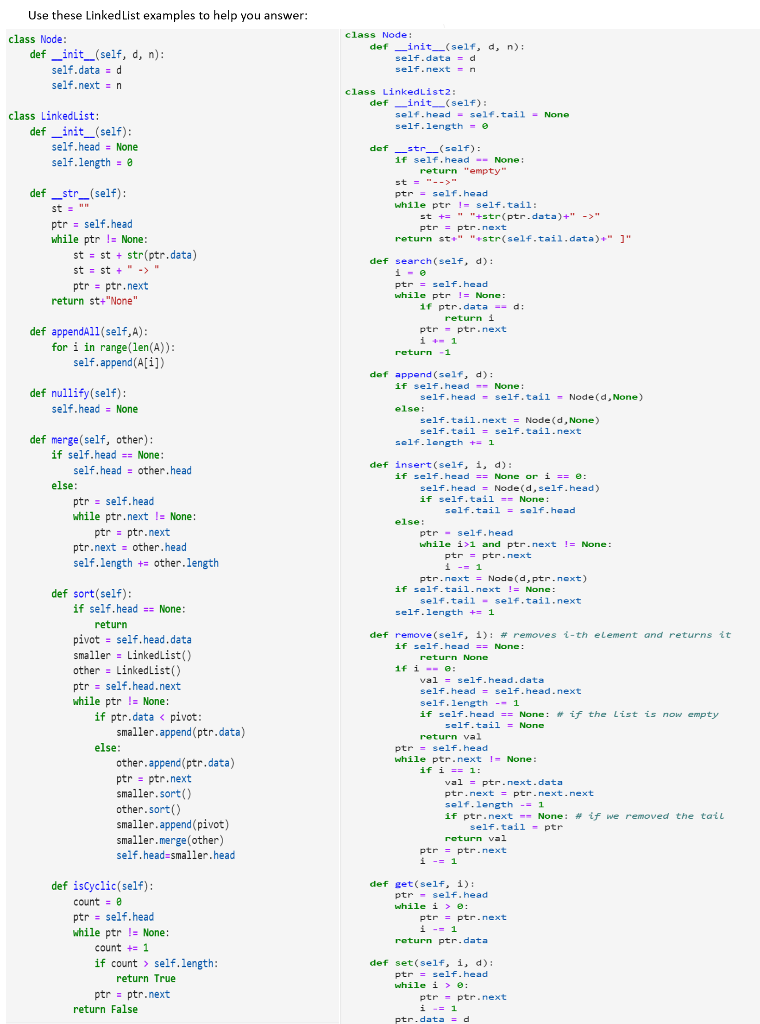 Solved Python answer the two parts of the questions with | Chegg.com