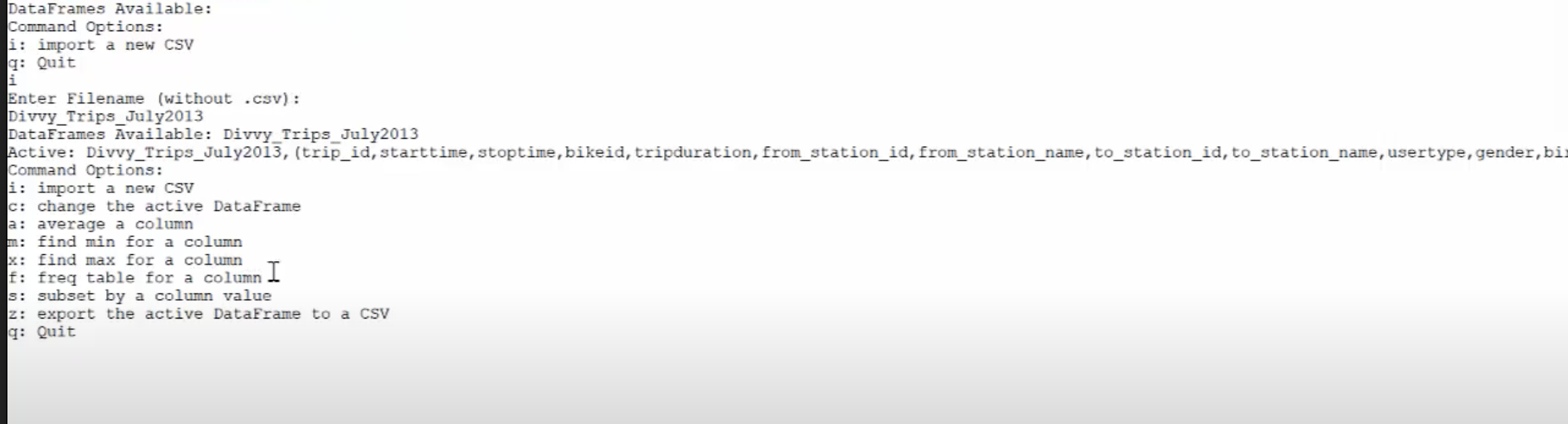 JAVA PROGRAM DataFrame System - Write a way to store | Chegg.com