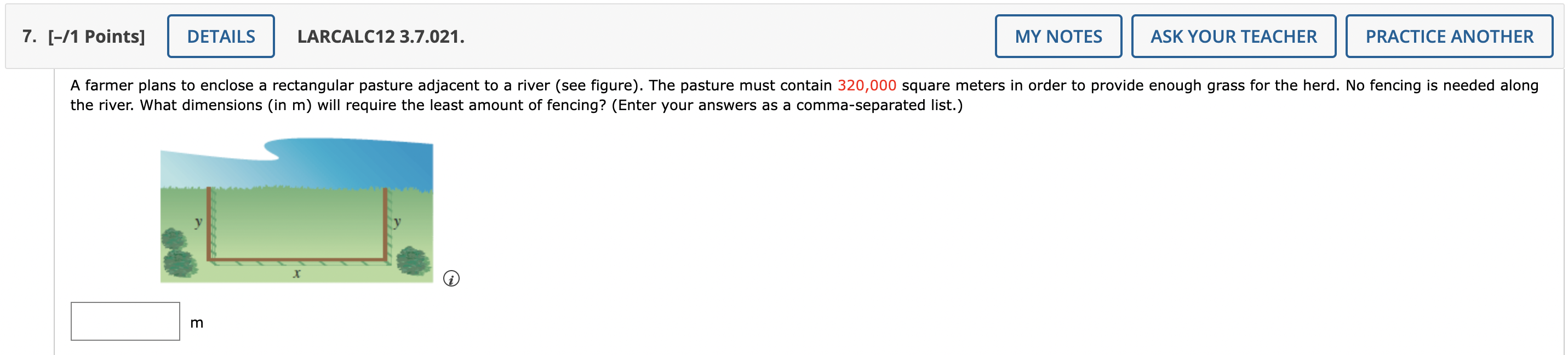 Solved (in m) | Chegg.com